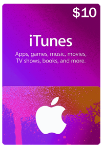 $10 itunes gift card email delivery